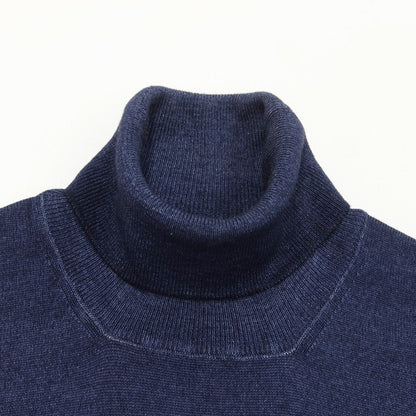 [Used] GRAN SASSO Wool Turtleneck Pullover Knit Navy [Size 44] [NVY] [A/W] [Condition Rank A] [Men&