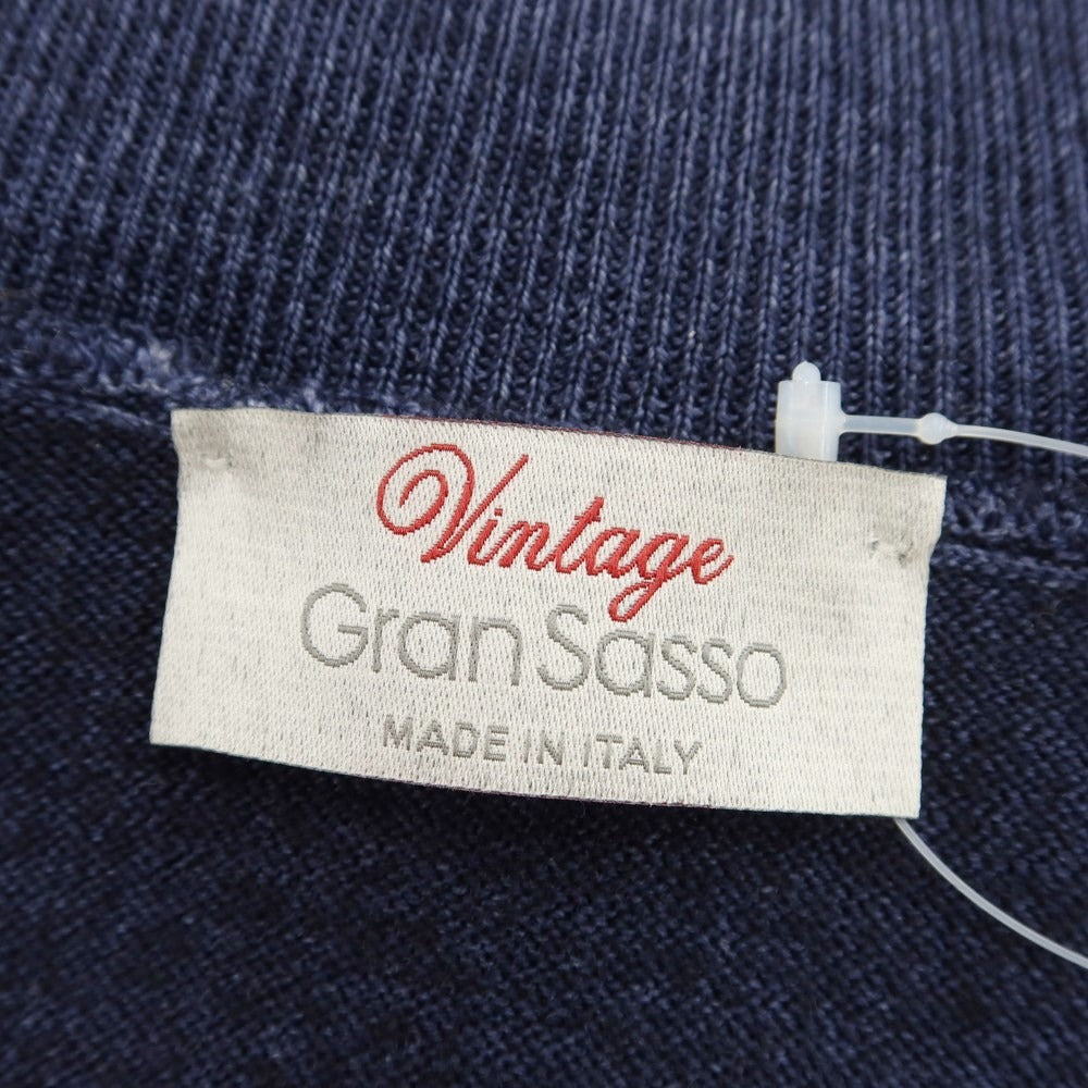 [Used] GRAN SASSO Wool Turtleneck Pullover Knit Navy [Size 44] [NVY] [A/W] [Condition Rank A] [Men&