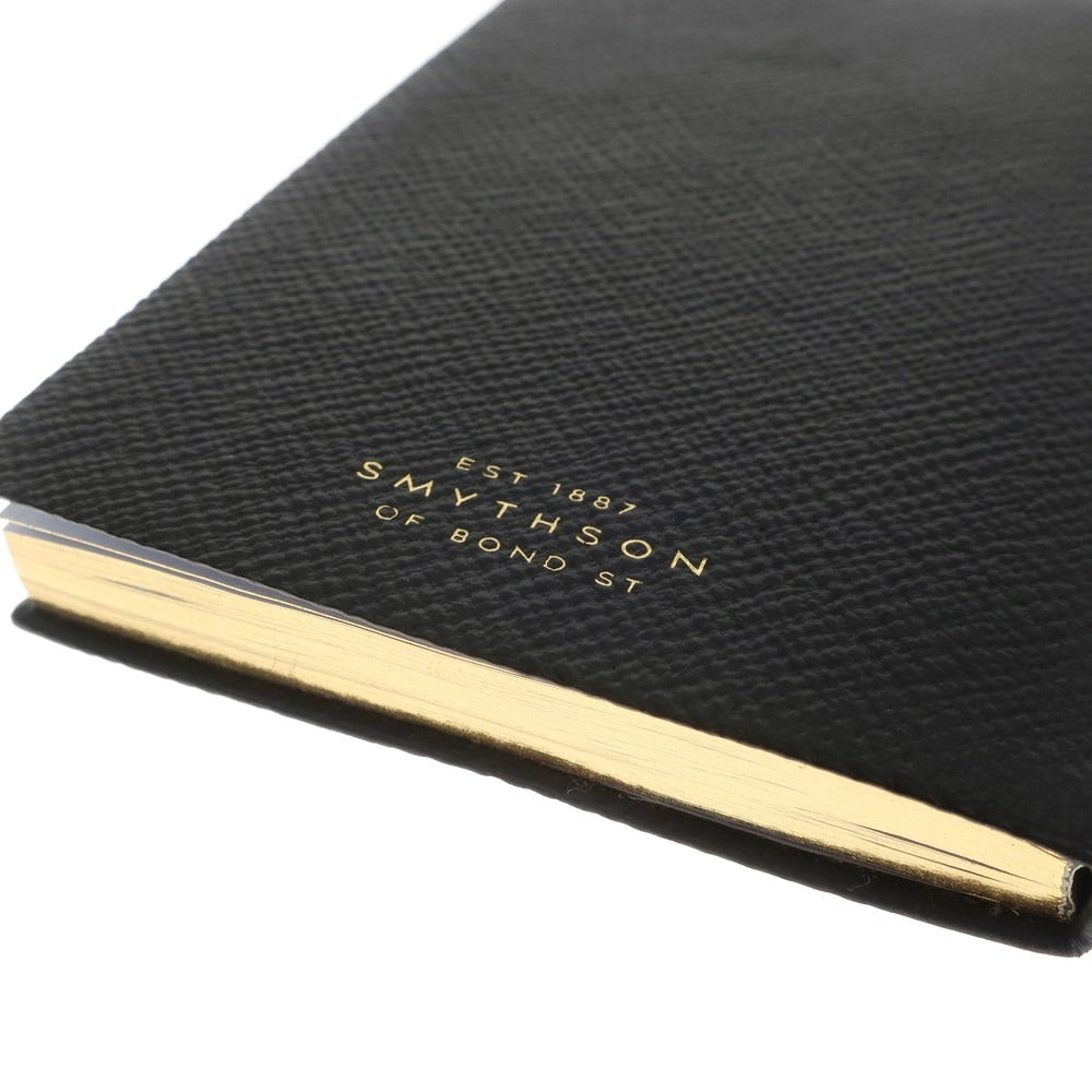 [Used] Smythson Leather Notebook Black [BLK] [S/S/A/W] [Condition Rank A] [Unisex] [768887]