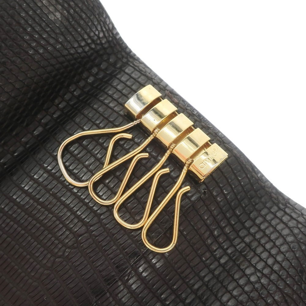 [Used] T.MBH Crocodile Lizard Key Case Black [BLK] [S/S/A/W] [Condition Rank B] ​​[Men&