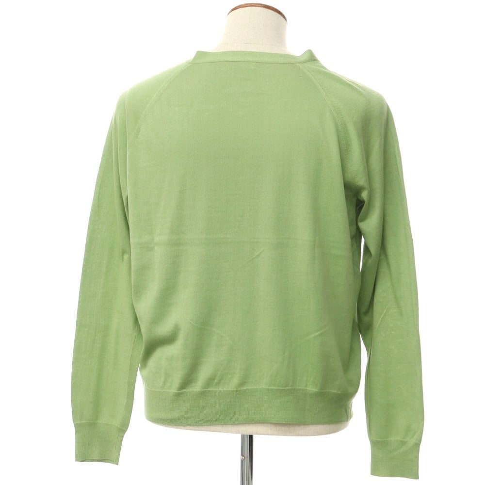 [Used] DRIES VAN NOTEN Silk Cotton Knit Cardigan Light Green [M] [Condition Rank C] [Men&