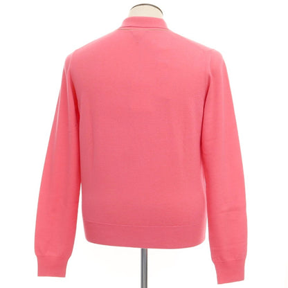 [Used] [Unused] BOTTEGA VENETA Wool polyester polo knit, pink [Size L] [PNK] [A/W] [Condition rank S] [Men&