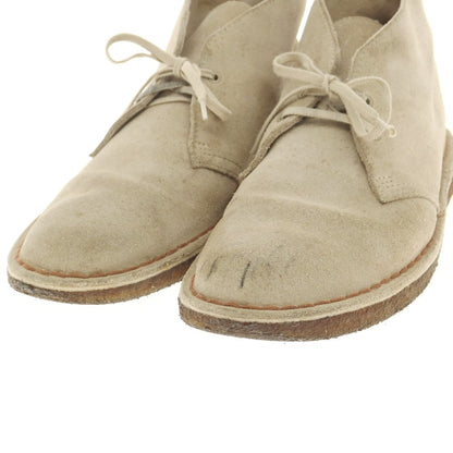 [Used] Clarks suede desert boots, beige [Size label has disappeared (71/2)] [BEI] [S/S/A/W] [Condition rank C] [Men&