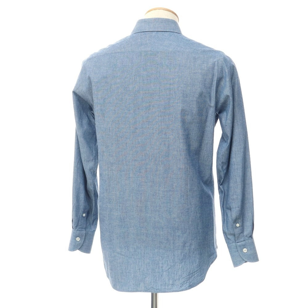 [Used] BEAMS F Cotton Tab Collar Casual Shirt Blue [Size 38] [BLU] [S/S/A/W] [Condition Rank B] ​​[Men&