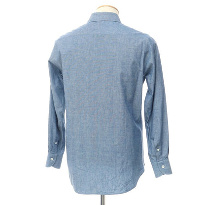 [Used] BEAMS F Cotton Tab Collar Casual Shirt Blue [Size 38] [BLU] [S/S/A/W] [Condition Rank B] ​​[Men&