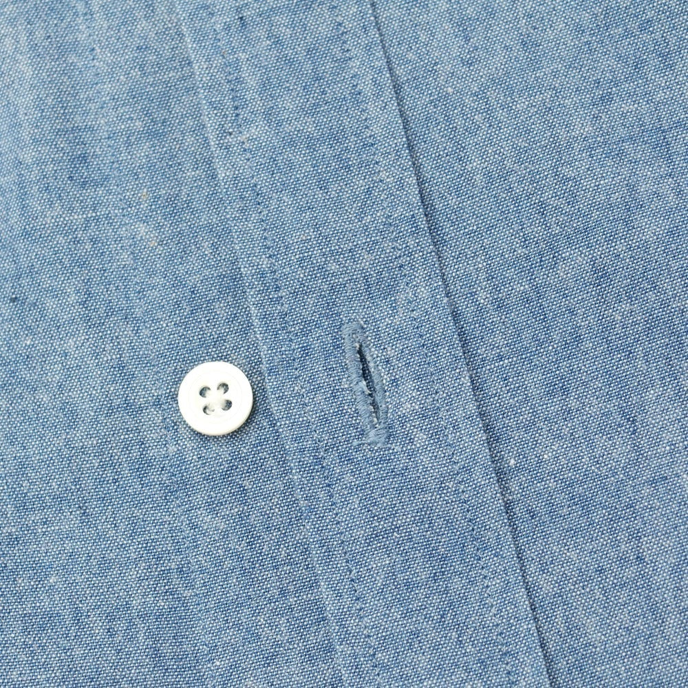 [Used] BEAMS F Cotton Tab Collar Casual Shirt Blue [Size 38] [BLU] [S/S/A/W] [Condition Rank B] ​​[Men&