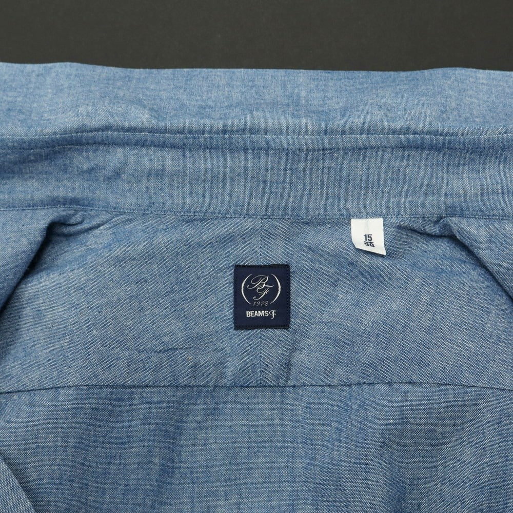 [Used] BEAMS F Cotton Tab Collar Casual Shirt Blue [Size 38] [BLU] [S/S/A/W] [Condition Rank B] ​​[Men&