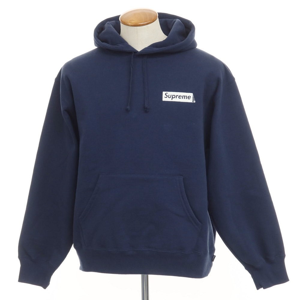[Used] Supreme 2023 Fall/Winter Catwoman Hooded Sweatshirt Cotton Polyester Pullover Hoodie Navy [Size M] [NVY] [A/W] [Condition Rank B] ​​[Men&