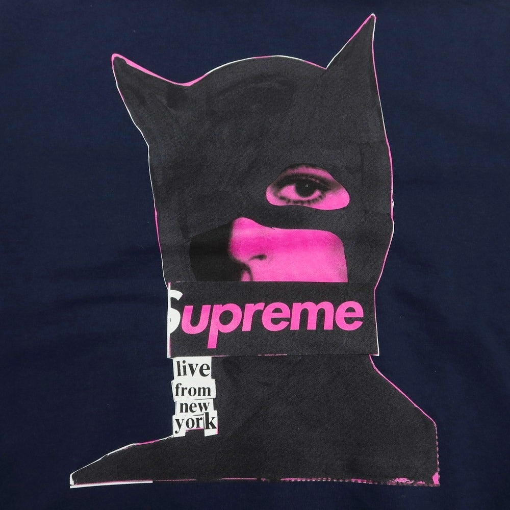 [Used] Supreme 2023 Fall/Winter Catwoman Hooded Sweatshirt Cotton Polyester Pullover Hoodie Navy [Size M] [NVY] [A/W] [Condition Rank B] ​​[Men&