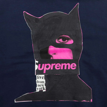 [Used] Supreme 2023 Fall/Winter Catwoman Hooded Sweatshirt Cotton Polyester Pullover Hoodie Navy [Size M] [NVY] [A/W] [Condition Rank B] ​​[Men&