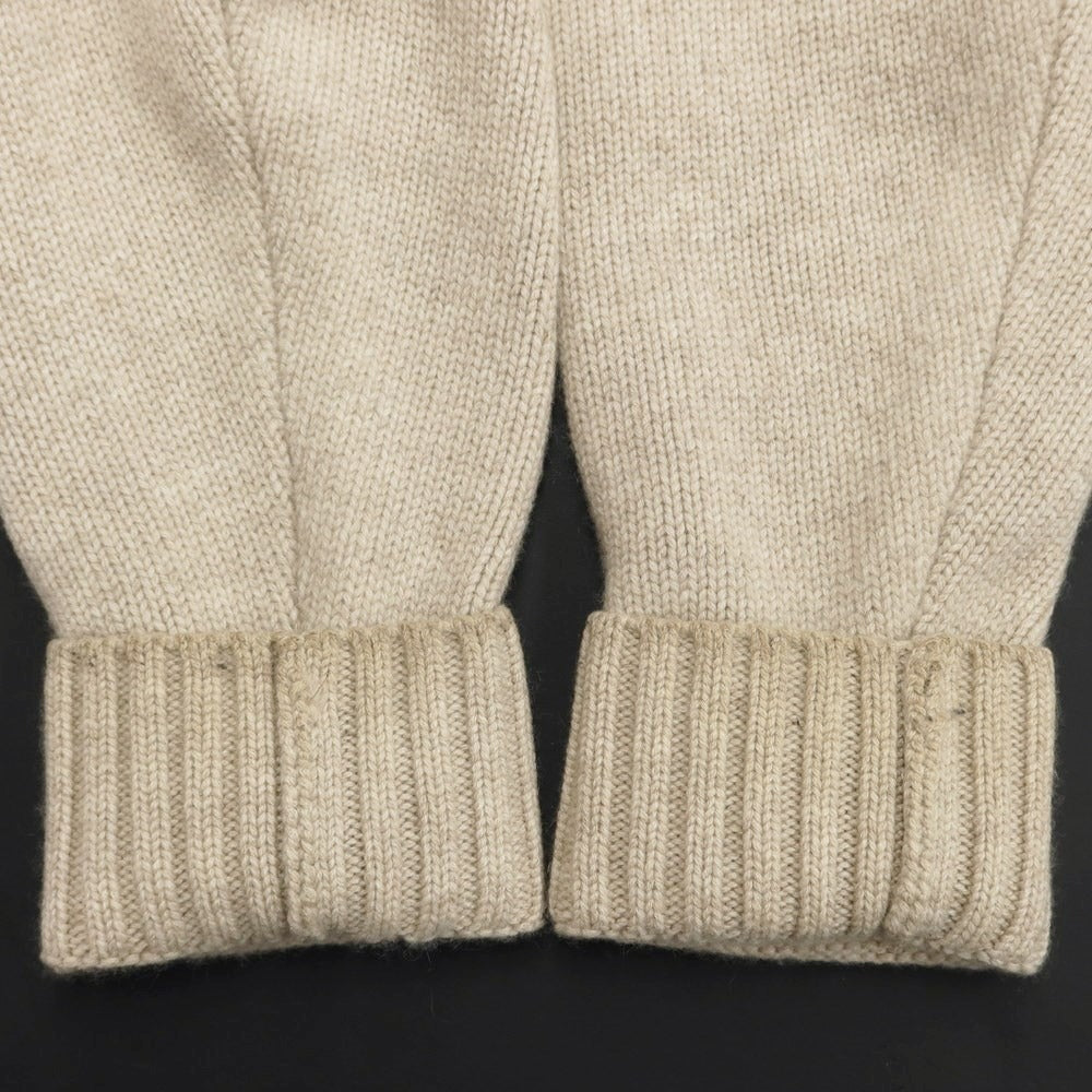 [Used] BATONER Cashmere Crew Neck Pullover Knit Light Beige [Size 2] [BEI] [A/W] [Condition Rank C] [Men&
