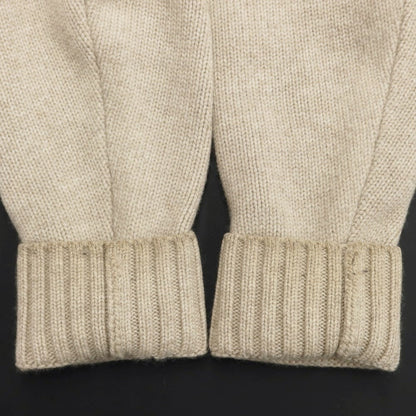 [Used] BATONER Cashmere Crew Neck Pullover Knit Light Beige [Size 2] [BEI] [A/W] [Condition Rank C] [Men&