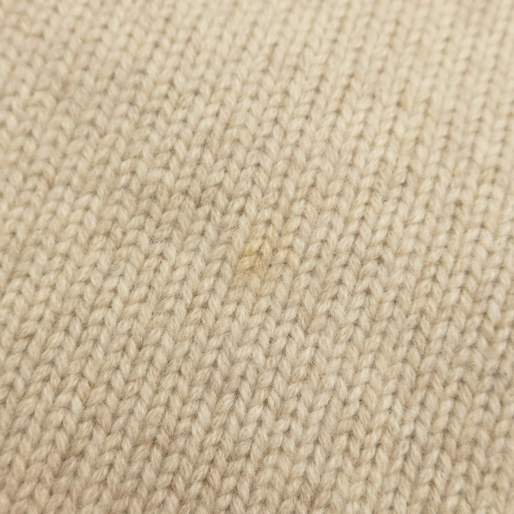 [Used] BATONER Cashmere Crew Neck Pullover Knit Light Beige [Size 2] [BEI] [A/W] [Condition Rank C] [Men&