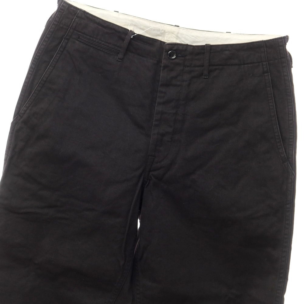 [Used] SCYE BASICS Cotton Twill Chino Pants Black [Size 30] [BLK] [S/S] [Condition Rank C] [Men&