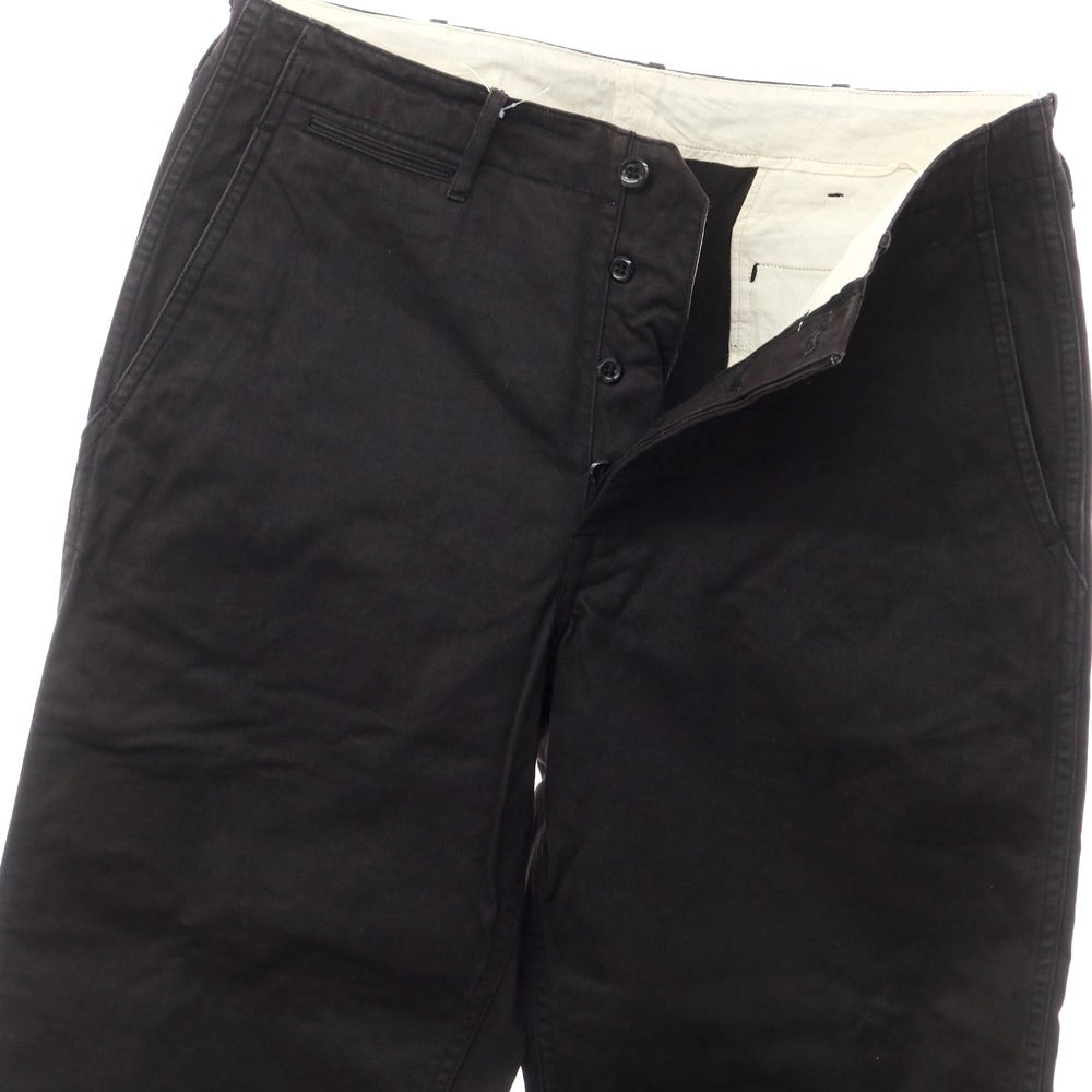 [Used] SCYE BASICS Cotton Twill Chino Pants Black [Size 30] [BLK] [S/S] [Condition Rank C] [Men&