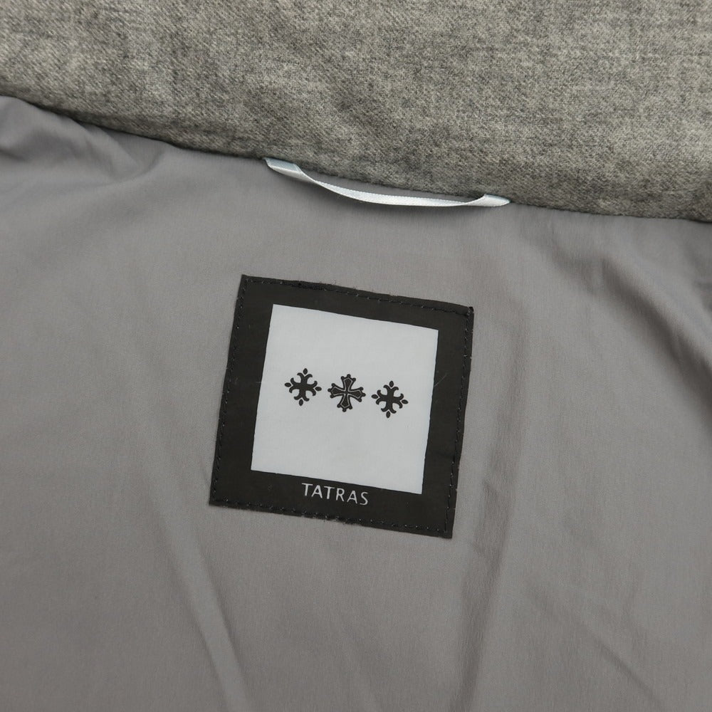 [Used] TATRAS wool cashmere down jacket, blouson, grey [size 4] [GRY] [A/W] [Condition rank B] ​​[Men&