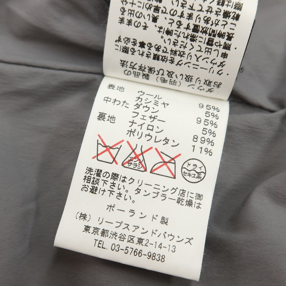 [Used] TATRAS wool cashmere down jacket, blouson, grey [size 4] [GRY] [A/W] [Condition rank B] ​​[Men&