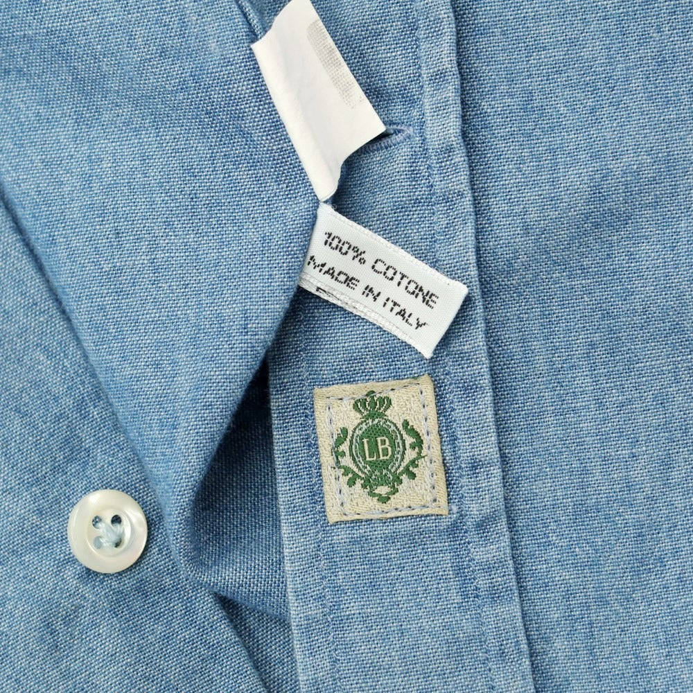 [Used] Luigi Borrelli Luxury Vintage LUIGIBORRELLI LUXURY VINTAGE Cotton Horizontal Collar Casual Shirt Light Blue [Size 39] [BLU] [S/S/A/W] [Condition Rank C] [Men&