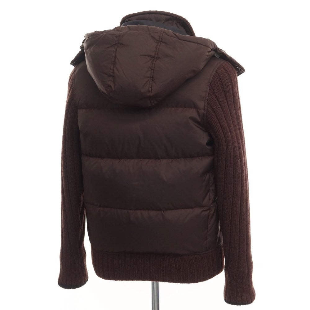 [Used] ENERGIE nylon knit down jacket blouson brown [Size SMALL] [BRW] [A/W] [Condition Rank D] [Men&