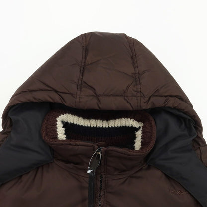 [Used] ENERGIE nylon knit down jacket blouson brown [Size SMALL] [BRW] [A/W] [Condition Rank D] [Men&