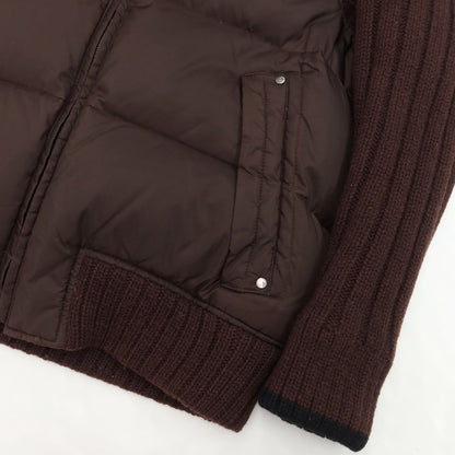 [Used] ENERGIE nylon knit down jacket blouson brown [Size SMALL] [BRW] [A/W] [Condition Rank D] [Men&