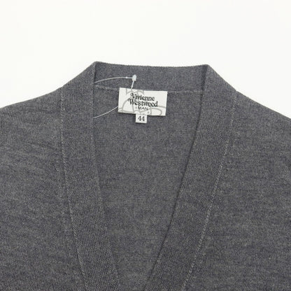 [Used] Vivienne WestwoodMAN Wool Acrylic Knit Cardigan Gray [Size 44] [GRY] [A/W] [Condition Rank C] [Men&