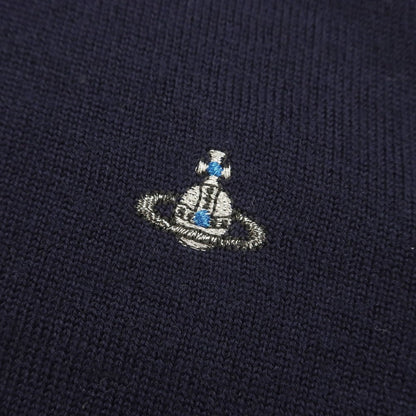 [Used] Vivienne WestwoodMAN Wool Crew Neck Pullover Knit Navy x Purple [Size 44] [NVY] [A/W] [Condition Rank B] ​​[Men&