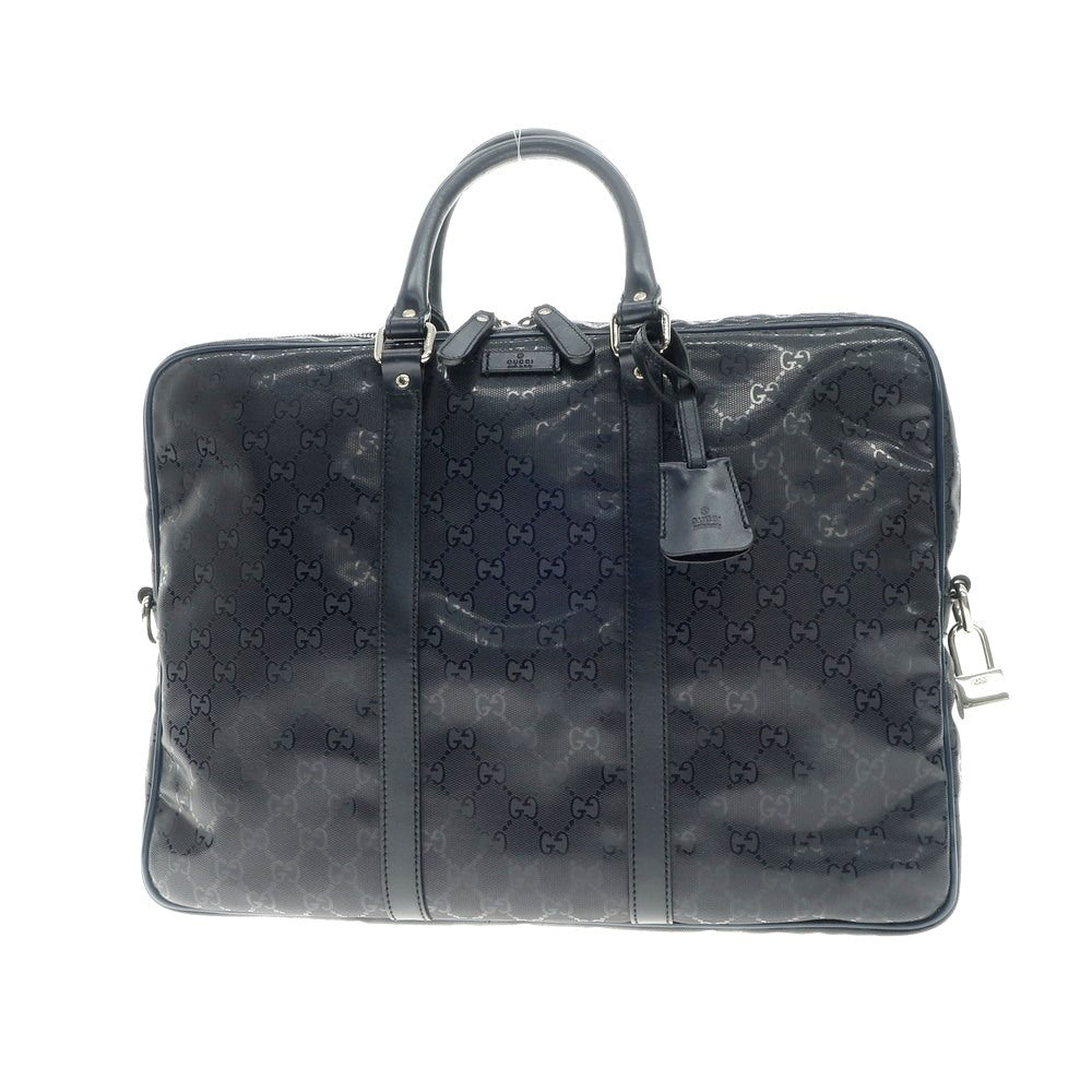 [Used] Gucci GG Imprime Briefcase Navy [Condition Rank B] [Men&