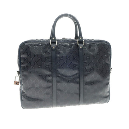 [Used] Gucci GG Imprime Briefcase Navy [Condition Rank B] [Men&