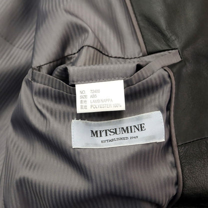 [Used] Mitsumine Lamb Leather Casual Jacket Black [Size AB5] [BLK] [A/W] [Condition Rank B] ​​[Men&