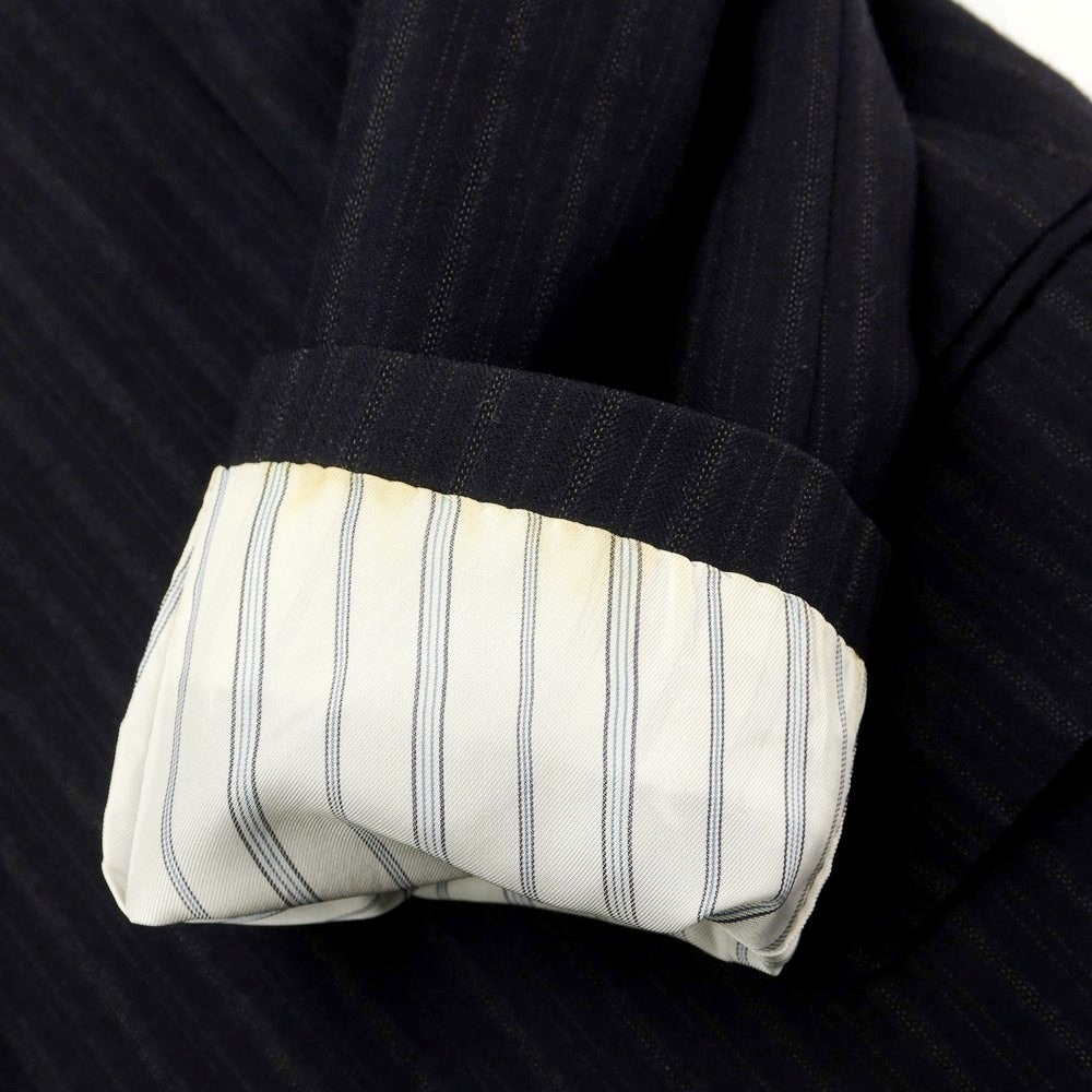 [Used] Mitsumine Wool Striped 3-Button Suit, Dark Navy [AB6/89] [Condition Rank D] [Men&