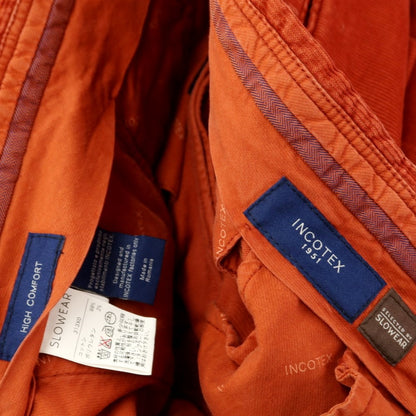 [Used] INCOTEX Cotton Corduroy Pants Slacks Dark Orange [Size 50] [ORG] [A/W] [Condition Rank B] ​​[Men&