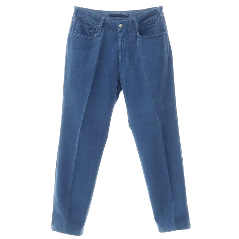 [Used] INCOTEX Cotton Corduroy Pants Slacks Navy Blue [Size 48] [BLU] [A/W] [Condition Rank B] ​​[Men&