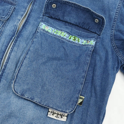 【中古】エスエスズィー SSZ 2023年春夏 DUNGAREE BLOUSON コットン ジップアップ デニムジャケット ブルゾン ブルー【サイズL】【BLU】【S/S/A/W】【状態ランクC】【メンズ】【768870】
[EPD]