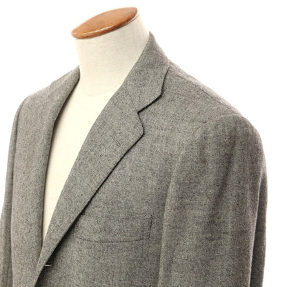[Used] Kiton Wool 3B Tailored Jacket Grey [Size 46 Drop 7] [GRY] [A/W] [Condition Rank D] [Men&
