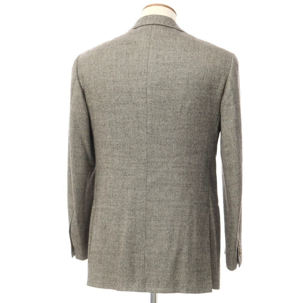 [Used] Kiton Wool 3B Tailored Jacket Grey [Size 46 Drop 7] [GRY] [A/W] [Condition Rank D] [Men&