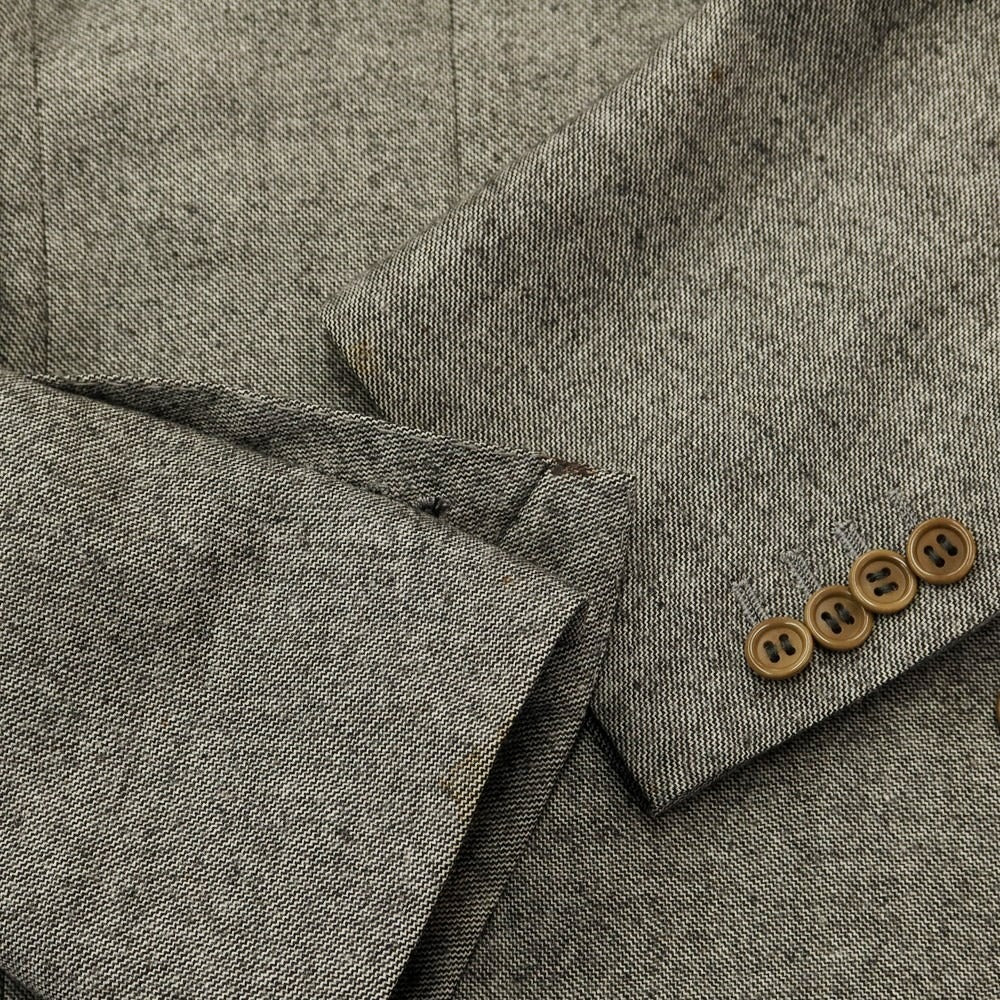 [Used] Kiton Wool 3B Tailored Jacket Grey [Size 46 Drop 7] [GRY] [A/W] [Condition Rank D] [Men&