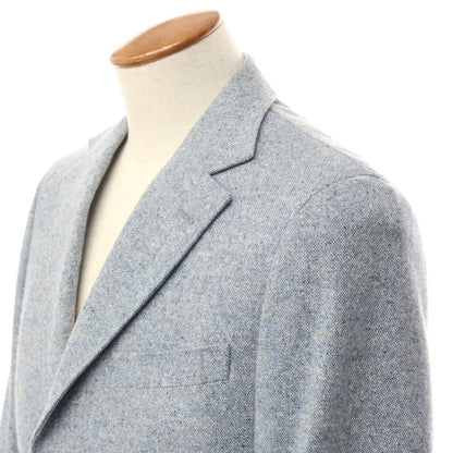 [Used] Cifonelli Cashmere 3B Casual Jacket Ash Blue [Size 46 Drop 7] [BLU] [A/W] [Condition Rank C] [Men&