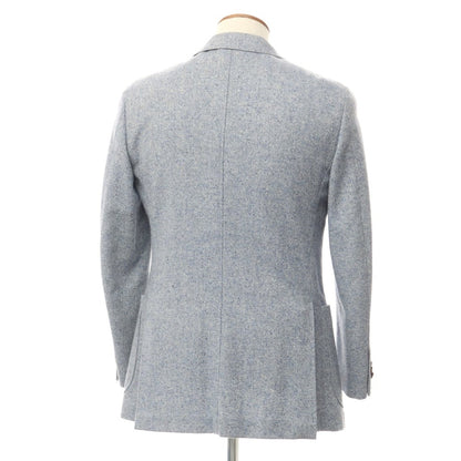 [Used] Cifonelli Cashmere 3B Casual Jacket Ash Blue [Size 46 Drop 7] [BLU] [A/W] [Condition Rank C] [Men&
