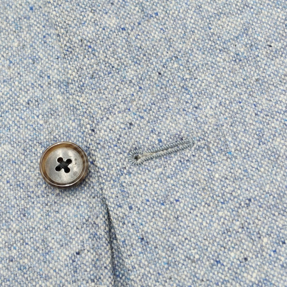[Used] Cifonelli Cashmere 3B Casual Jacket Ash Blue [Size 46 Drop 7] [BLU] [A/W] [Condition Rank C] [Men&