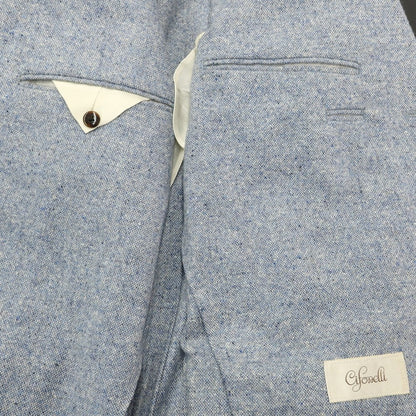 [Used] Cifonelli Cashmere 3B Casual Jacket Ash Blue [Size 46 Drop 7] [BLU] [A/W] [Condition Rank C] [Men&