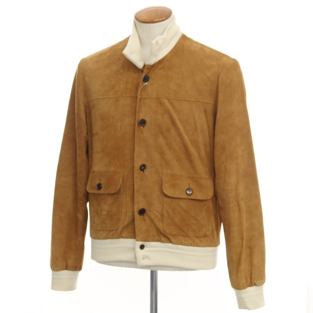 [Used] ESTNATION Goat suede leather jacket, blouson, camel [Size M] [BRW] [A/W] [Condition Rank C] [Men&