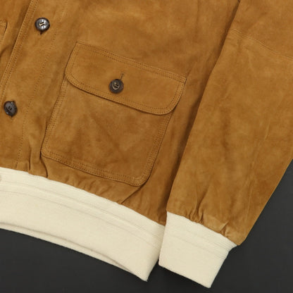 [Used] ESTNATION Goat suede leather jacket, blouson, camel [Size M] [BRW] [A/W] [Condition Rank C] [Men&