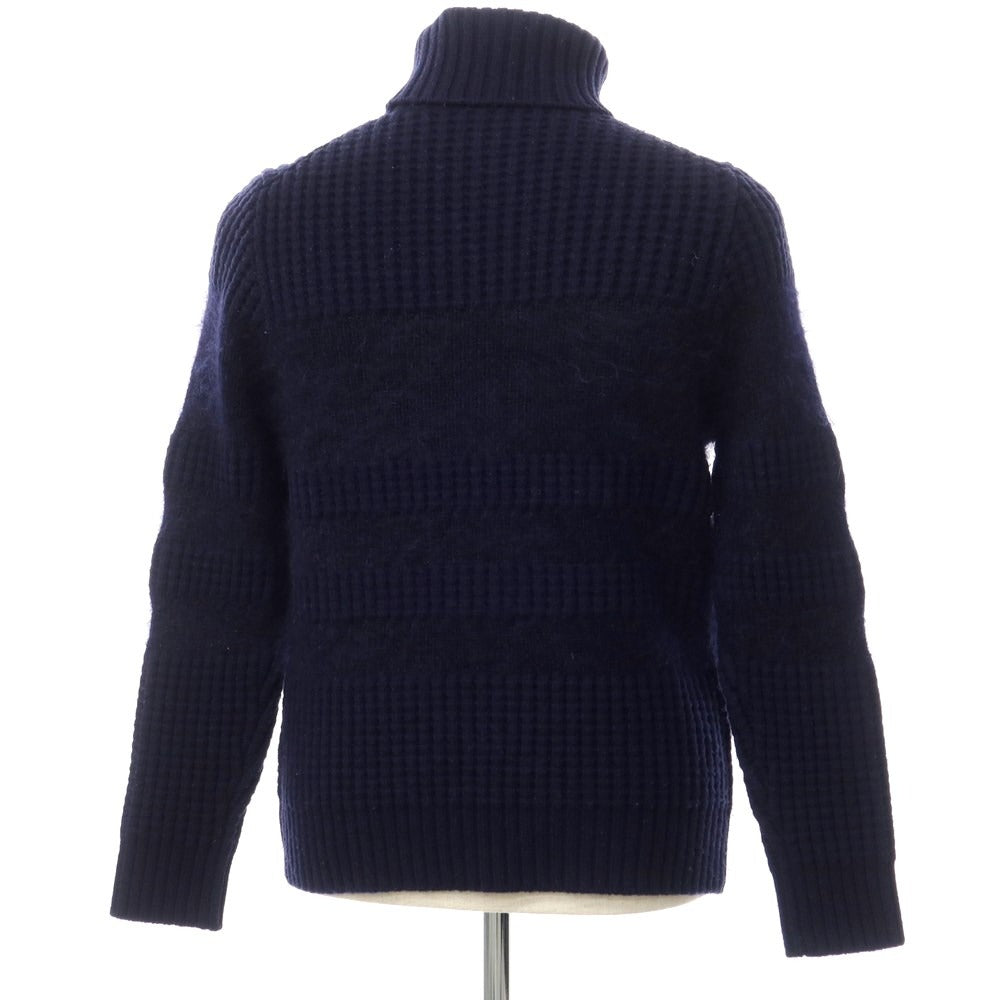 [Used] Letroyes Wool Cashmere Turtleneck Knit Navy [Size M] [NVY] [A/W] [Condition Rank C] [Men&