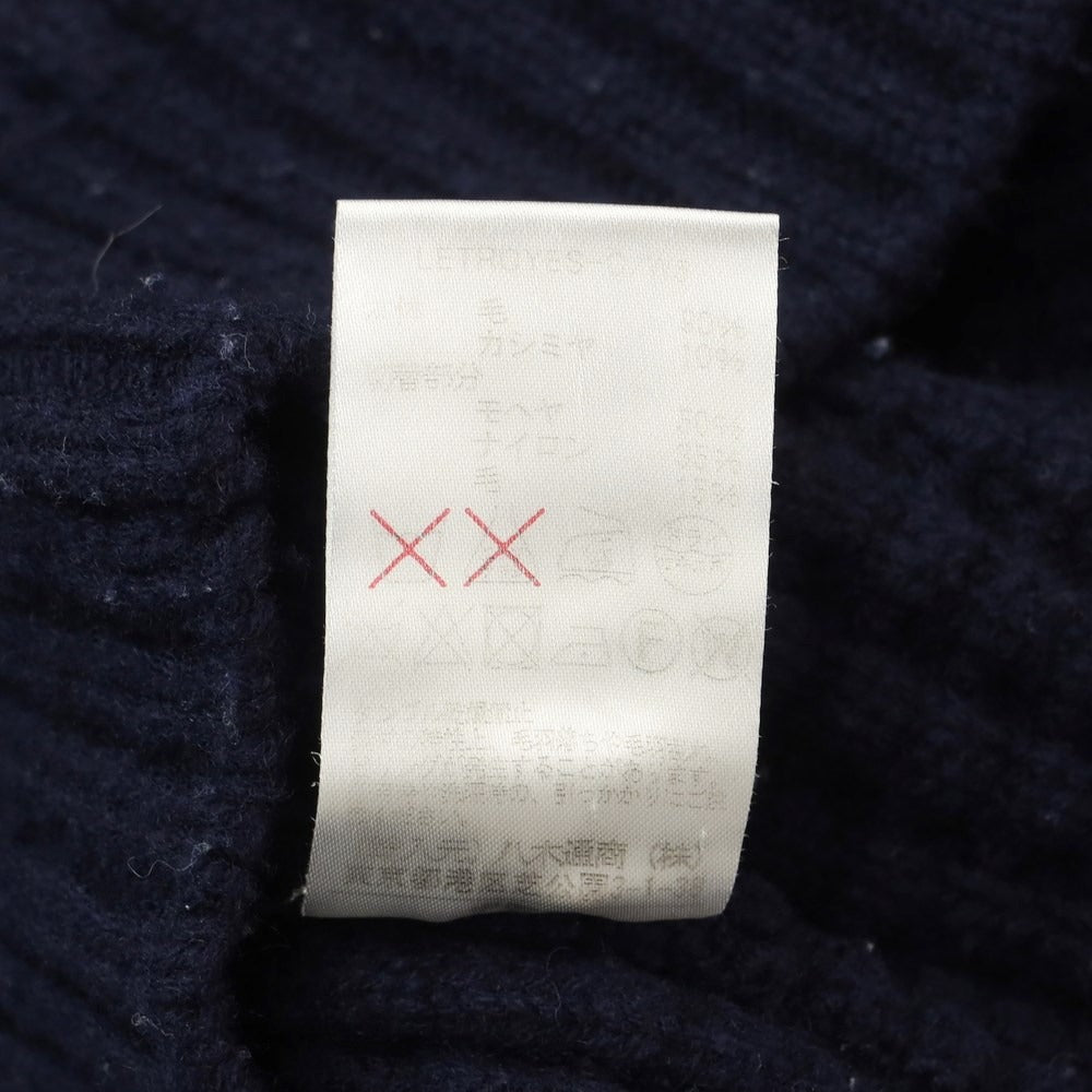 [Used] Letroyes Wool Cashmere Turtleneck Knit Navy [Size M] [NVY] [A/W] [Condition Rank C] [Men&