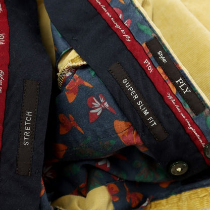 [Used] PT01 FLY Cotton Corduroy Pants Yellow [Size 46] [YEL] [A/W] [Condition Rank C] [Men&