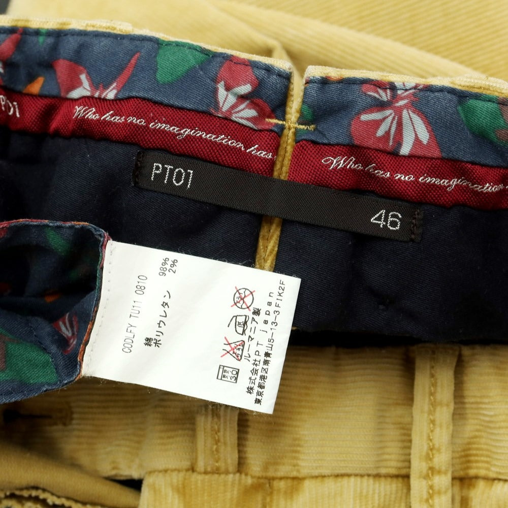 [Used] PT01 FLY Cotton Corduroy Pants Yellow [Size 46] [YEL] [A/W] [Condition Rank C] [Men&