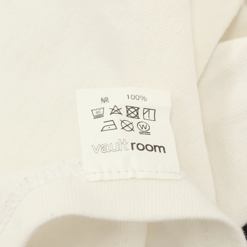 [Used] Vaultroom x ZETA DIVISION Cotton Short Sleeve Crew Neck T-Shirt White [Size M] [WHT] [S/S] [Condition Rank B] [Men&