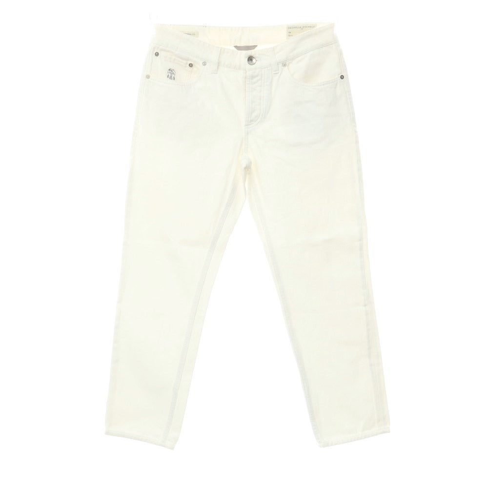 [Used] Brunello Cucinelli Denim Pants Jeans White [Size 46] [WHT] [S/S/A/W] [Condition Rank C] [Men&
