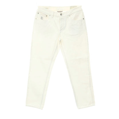 [Used] Brunello Cucinelli Denim Pants Jeans White [Size 46] [WHT] [S/S/A/W] [Condition Rank C] [Men&